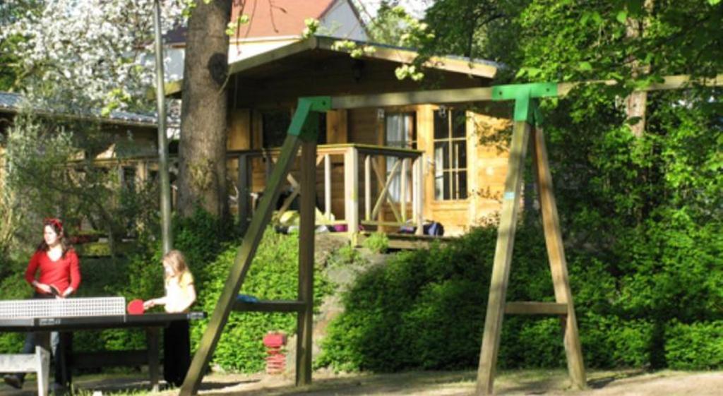 מלון Clécy Camping Des Rochers Des Parcs חדר תמונה